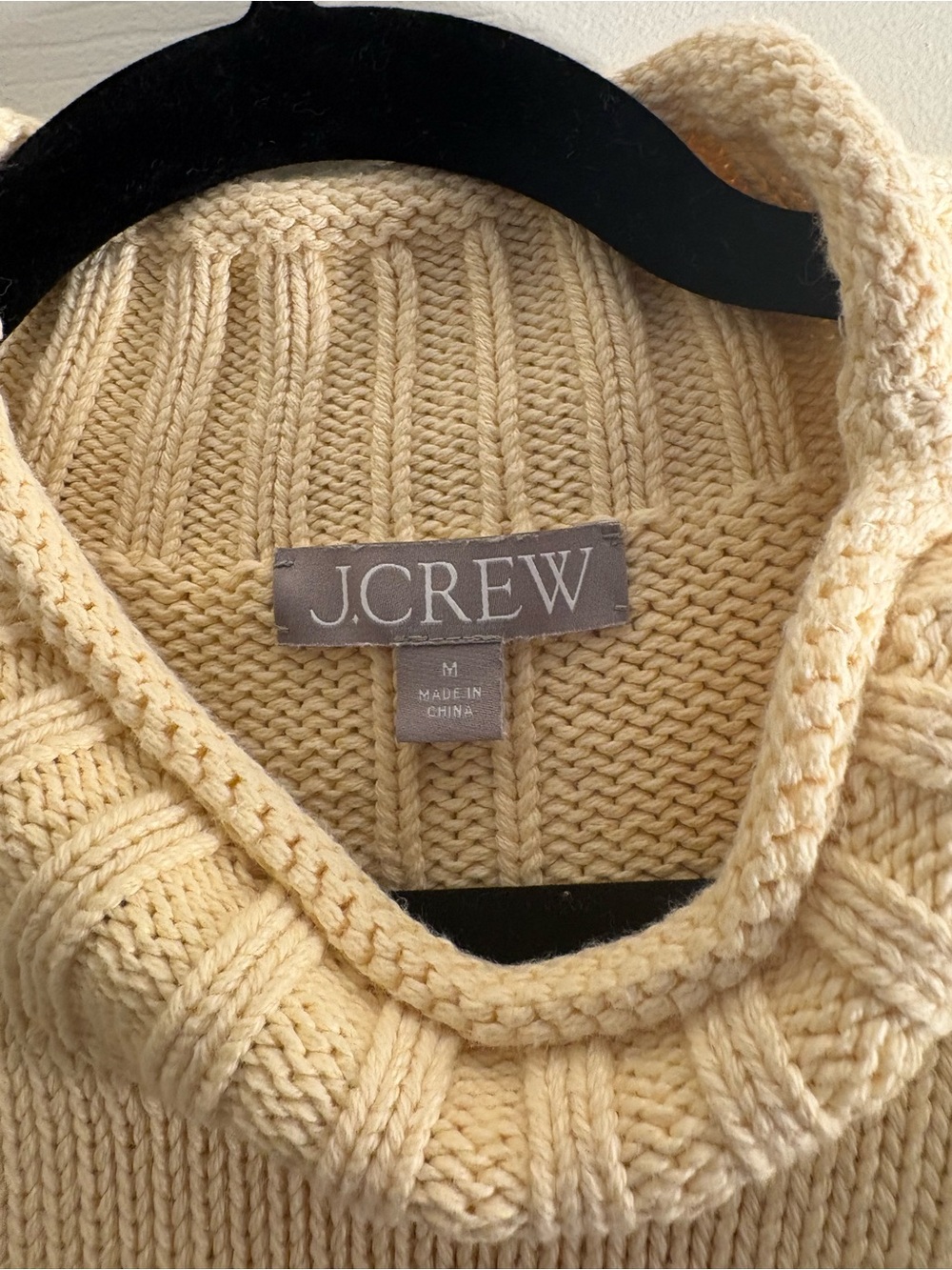 J. Crew Soft Cream Turtleneck Knit Sweater - Picture 5 of 5